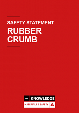 Safety statement on rubber crumb used in underlay